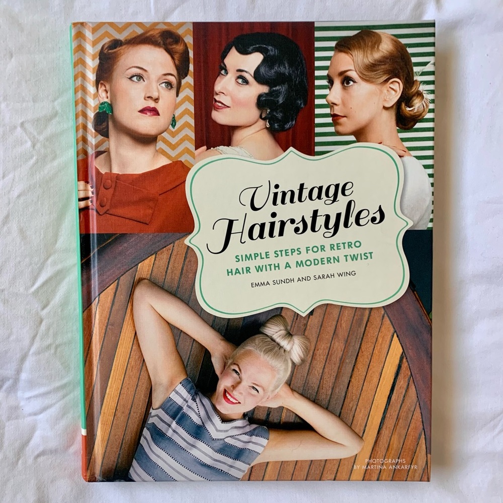 2/$30 “Vintage Hairstyles” Hardcover Book